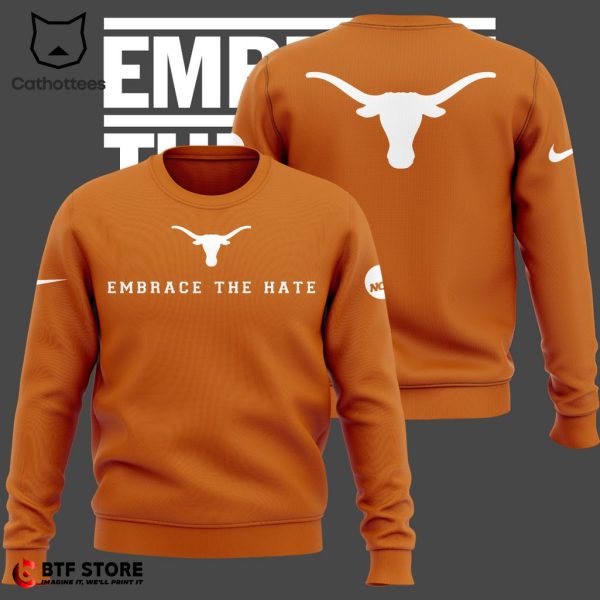 Embrace The Hate Nike Logo Orange Design 3D Sweater