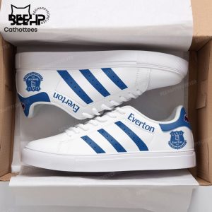 Everton White Blue Trim Design Stan Smith