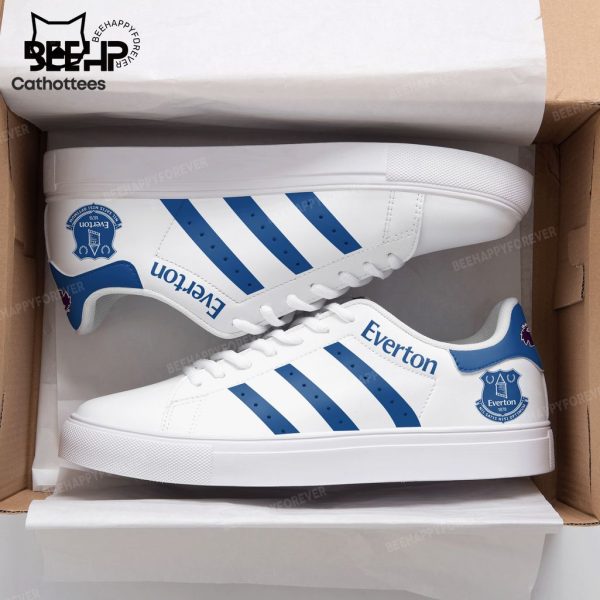 Everton White Blue Trim Design Stan Smith