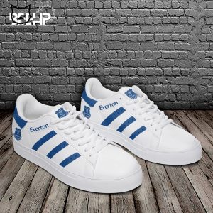 Everton White Blue Trim Design Stan Smith