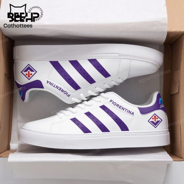 Fiorentina Nike Logo White Purple Trim Design Stan Smith