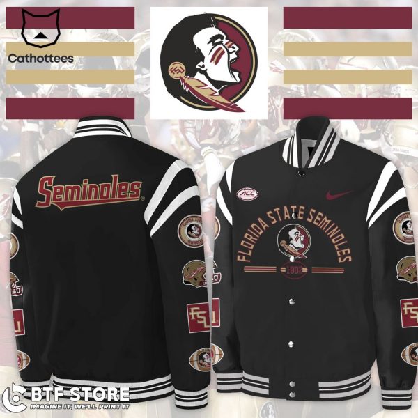 Florida State Seminoles 1902 Logo Design Baseball Jacket