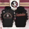 Coach Mike Norvell Florida State Seminoles Gray Nike Logo Design 3D Hoodie