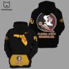 Florida State Seminoles EST 1902 Black Design 3D Hoodie