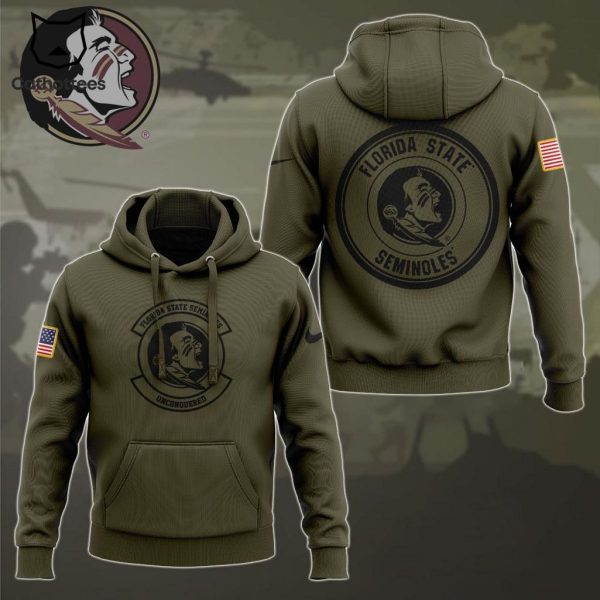 Florida State Seminoles Camo 2023 Logo Design 3D Hoodie