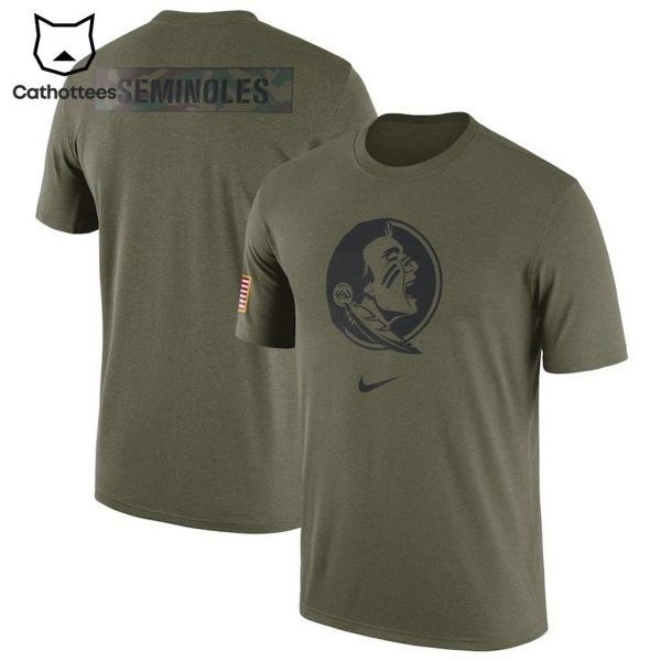 Florida State Seminoles Camo 2023 Nike Logo Design 3D T-Shirt