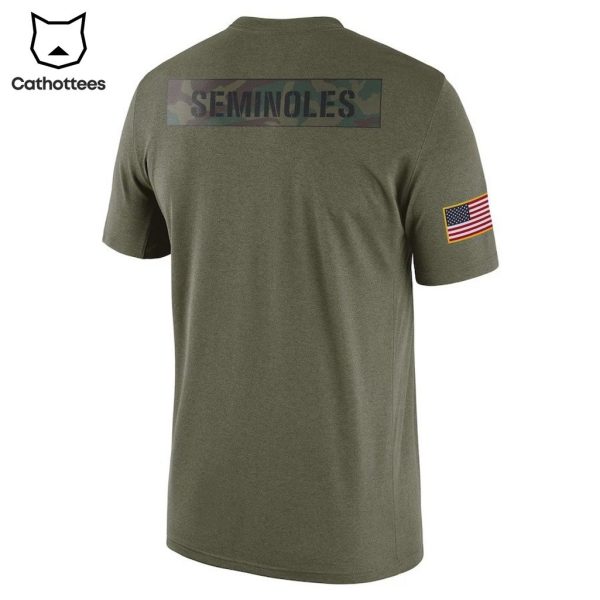 Florida State Seminoles Camo 2023 Nike Logo Design 3D T-Shirt