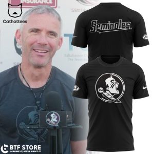 Florida State Seminoles Football Black Nike Logo Design 3D T-Shirt