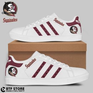 Florida State Seminoles Football White Red Trim Design Stan Smith