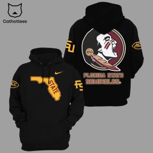 Florida State Seminoles Logo On Sleeve Design 3D Hoodie