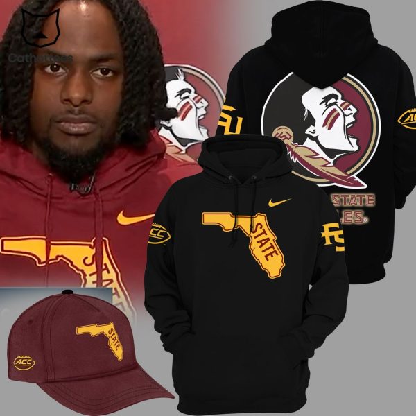 Florida State Seminoles Logo On Sleeve Design 3D Hoodie