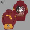 Florida State Seminoles Nike Logo Black Design 3D Hoodie