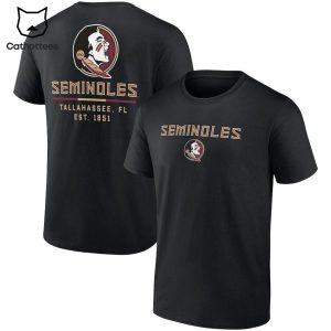 Florida State Seminoles Tallahassee FL EST 1851 Black Design 3D T-Shirt