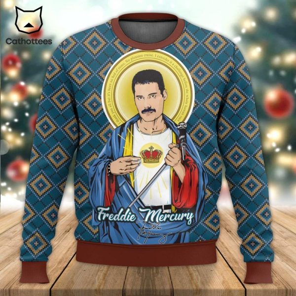 Freddie Mercury Portrait Caro Design 3D Sweater