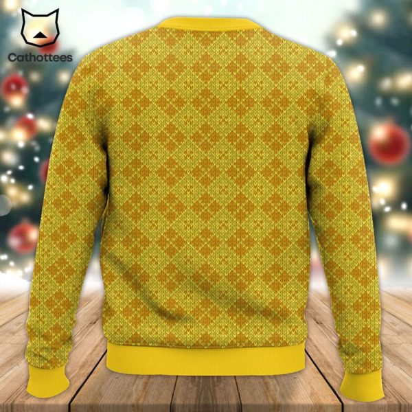 Freddie Mercury Portrait Yellow Design 3D Sweater