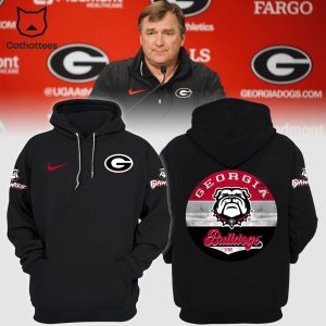 Georgia Bulldogs Hoodie Football Go Dawgs NCAA Black Nike Logo Design 3D Hoodie