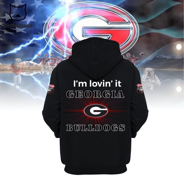 Georgia Bulldogs Hoodie Football Go Dawgs NCAA Nike Logo Black Design 3D Hoodie