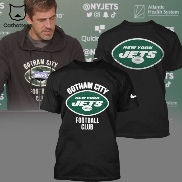 Gotham City New York Jets Football Club Black Nike Logo Design 3D Hoodie