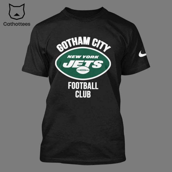 Gotham City New York Jets Football Club Black Nike Logo Design 3D Hoodie