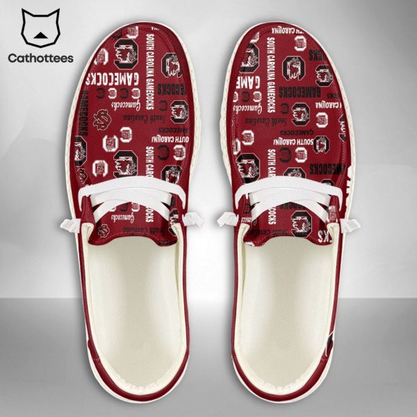 HOT NCAA South Carolina Gamecocks Custom Name Hey Dude Shoes Luxury Brand