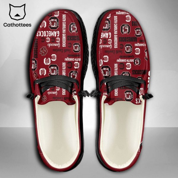 HOT NCAA South Carolina Gamecocks Custom Name Hey Dude Shoes Luxury Brand