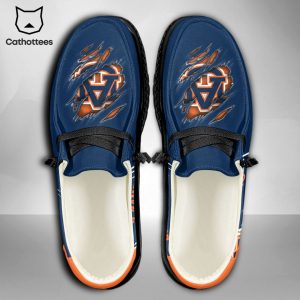 HOT TREND NCAA Auburn Tigers Custom Name Hey Dude Shoes