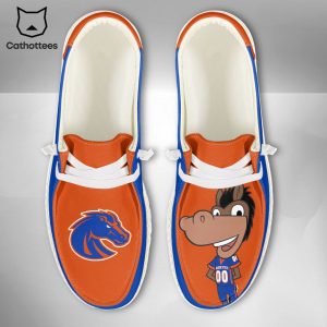 HOT TREND NCAA Boise State Broncos Custom Name Hey Dude Shoes