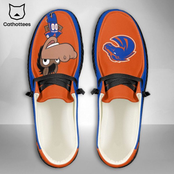 HOT TREND NCAA Boise State Broncos Custom Name Hey Dude Shoes