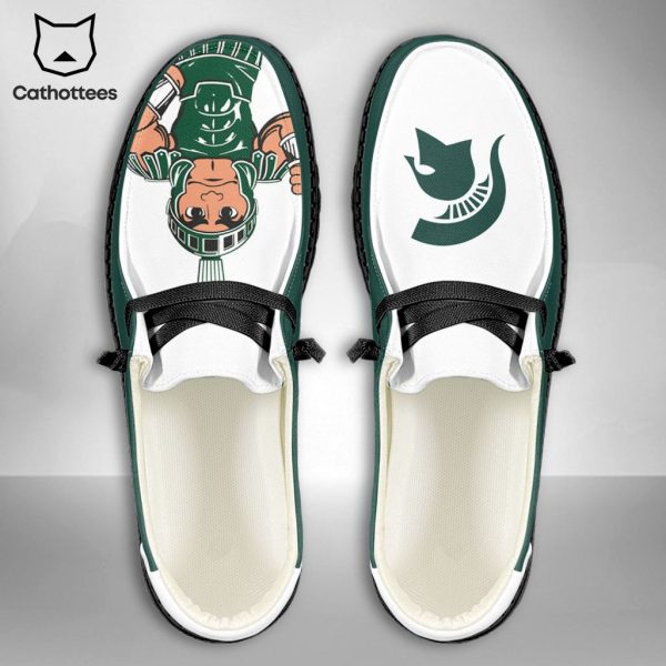 HOT TREND NCAA Michigan State Spartans Custom Name Hey Dude Shoes