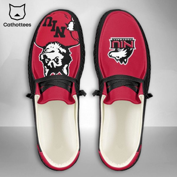 HOT TREND NCAA Northern Illinois Huskies Custom Name Hey Dude Shoes