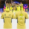 Australian Men’s Cricket Team Champions Yellow Design 3D T-Shirt