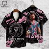 Lionel Messi Club International De Futbol Welcome To Inter Miami CF Black Design Hawaiian Shirt