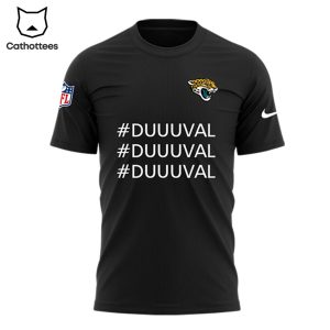 Jacksonville Jaguars Veterans Day Football Duuuval Nike Logo Black Design 3D T-Shirt