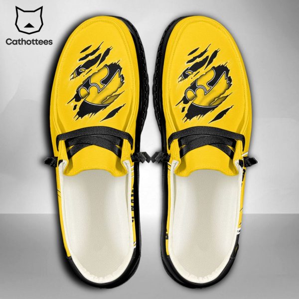 LIMITED NCAA Iowa Hawkeyes Custom Name Hey Dude Shoes