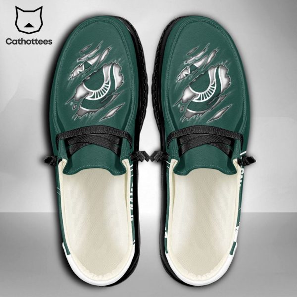 LIMITED NCAA Michigan State Spartans Custom Name Hey Dude Shoes