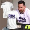 Messi 10 Adidas Logo White Design 3D T-Shirt