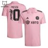 Messi MLS Inter Miami Pink Design Baseball Jersey