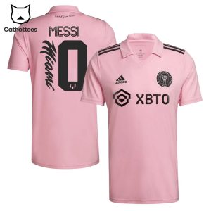 Lionel Messi Miami A Bathing APE Pink Design Baseball Jersey