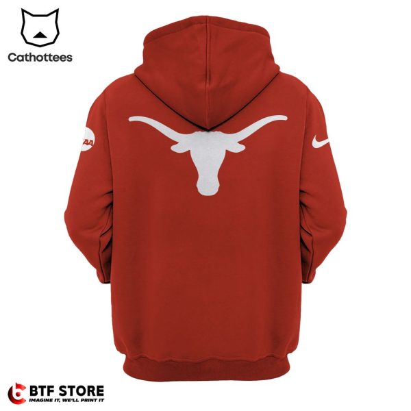 Longhorns Texas Nike Logo Red Design 3D Hoodie