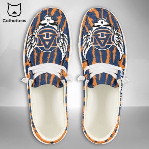 LUXURY NCAA Auburn Tigers Custom Name Hey Dude Shoes