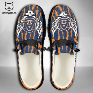 LUXURY NCAA Auburn Tigers Custom Name Hey Dude Shoes