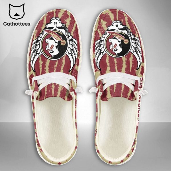 LUXURY NCAA Florida State Seminoles Custom Name Hey Dude Shoes