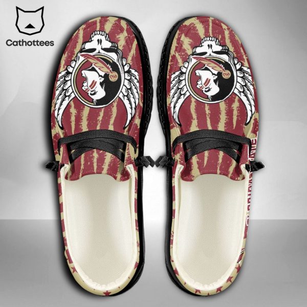 LUXURY NCAA Florida State Seminoles Custom Name Hey Dude Shoes