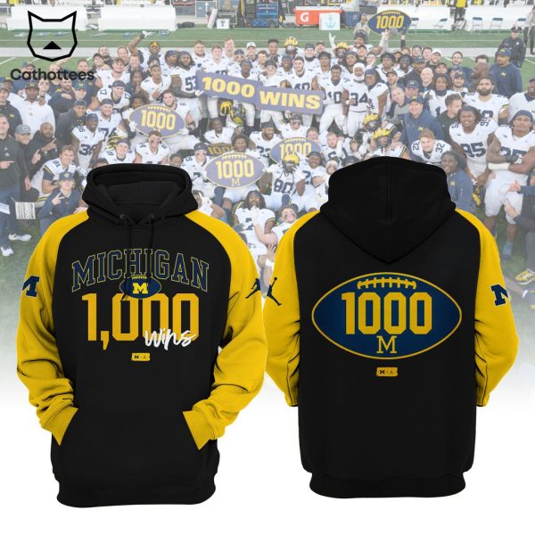 Michigan 1000 Wins Limited Black Yellow Design 3D Hoodie