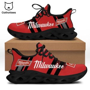 Milwaukee Clunky Logo Red Black Trim Design Max Soul Shoes