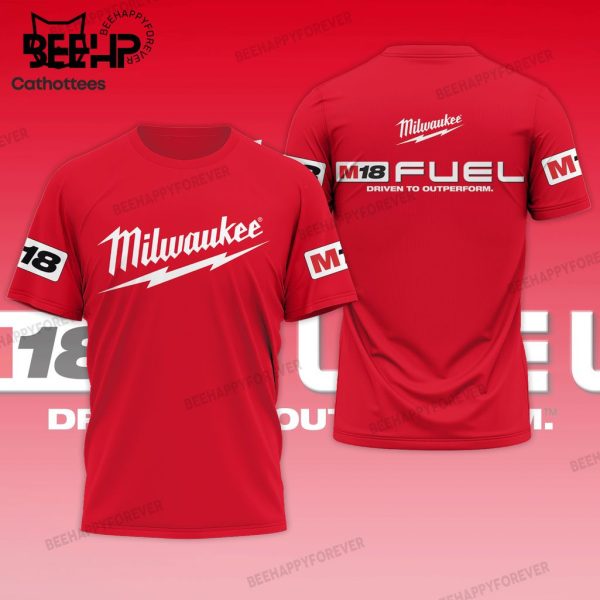 Milwaukee Fuel Red Design 3D Hoodie