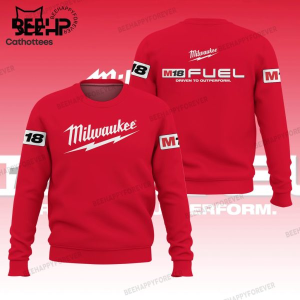 Milwaukee Fuel Red Design 3D Hoodie