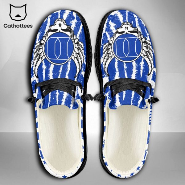 NEW NCAA Duke Blue Devils Custom Name Hey Dude Shoes