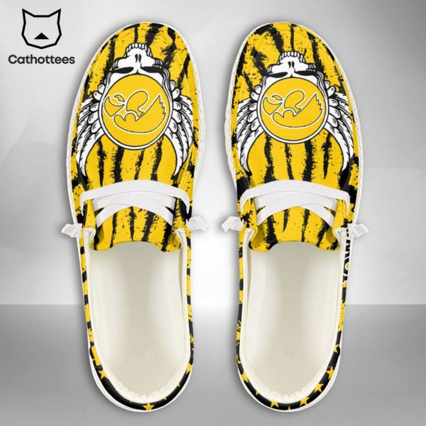 NEW NCAA Iowa Hawkeyes Custom Name Hey Dude Shoes