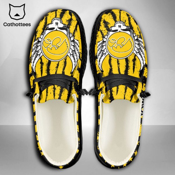 NEW NCAA Iowa Hawkeyes Custom Name Hey Dude Shoes